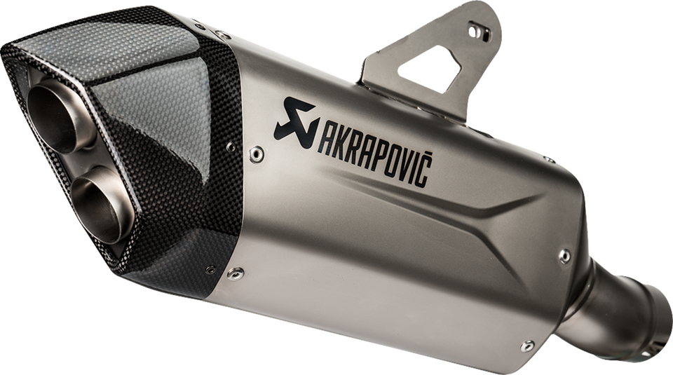 Slip-On Line Muffler - Titanium - Silver - Lutzka's Garage