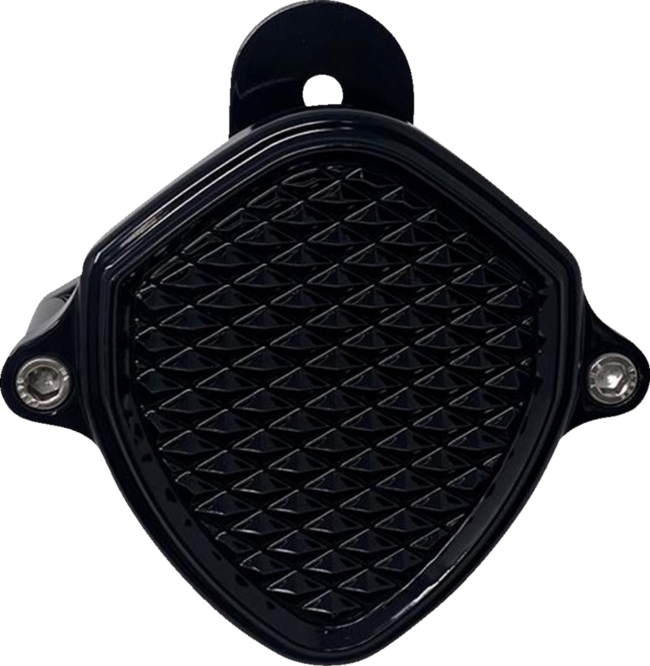 Billet Aluminum Horn - Diamondback - Black - Lutzka's Garage