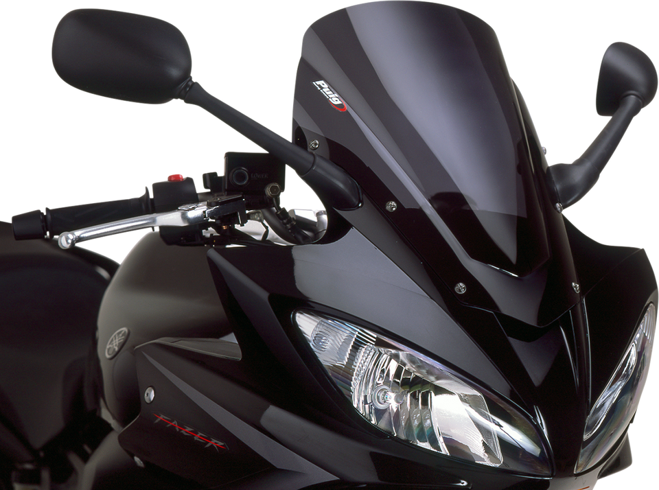 Race Windscreen - 16-1/8" - Dark Smoke - FZ1 - Lutzka's Garage