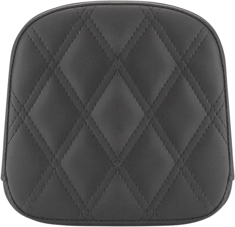 Sissy Bar Pad - Lattice Stitched - Black - FL 99-23 - Lutzka's Garage