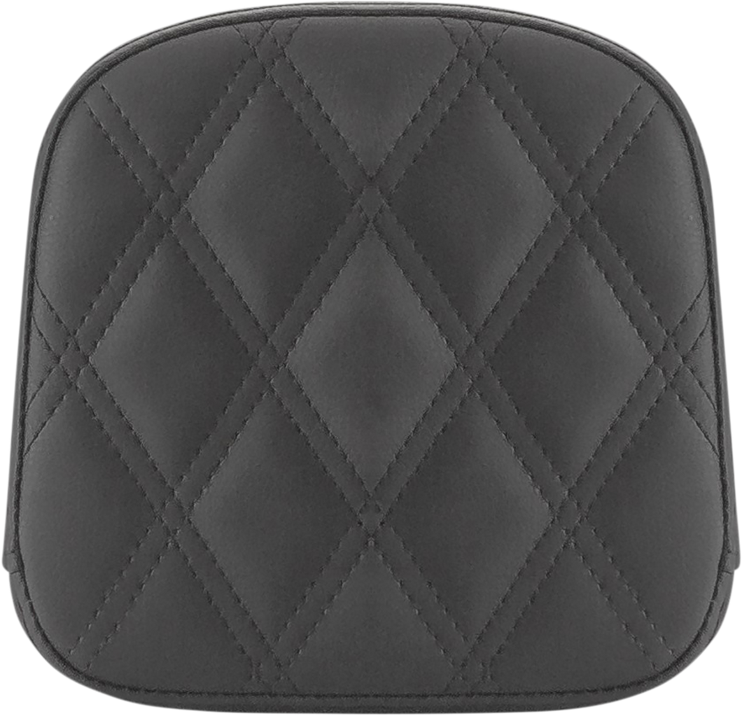 Sissy Bar Pad - Lattice Stitched - Black - FL 99-23 - Lutzka's Garage
