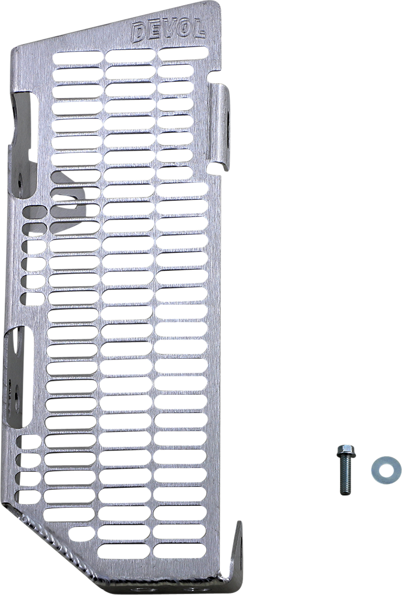 Radiator Guard - Brushed Aluminum - Kawasaki