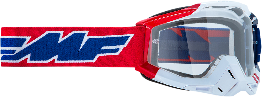 PowerBomb Goggles - US of A - Clear - Lutzka's Garage