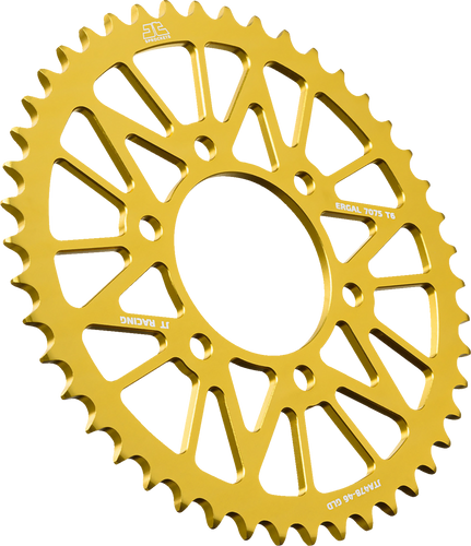 Rear Sprocket - Aluminum - 46 Tooth - Gold - CF Moto/Kawasaki - Lutzka's Garage