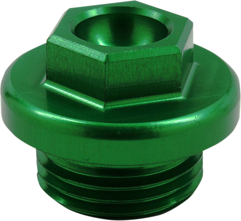 Oil Fill Plug - Green - Kawasaki/Suzuki - Lutzka's Garage