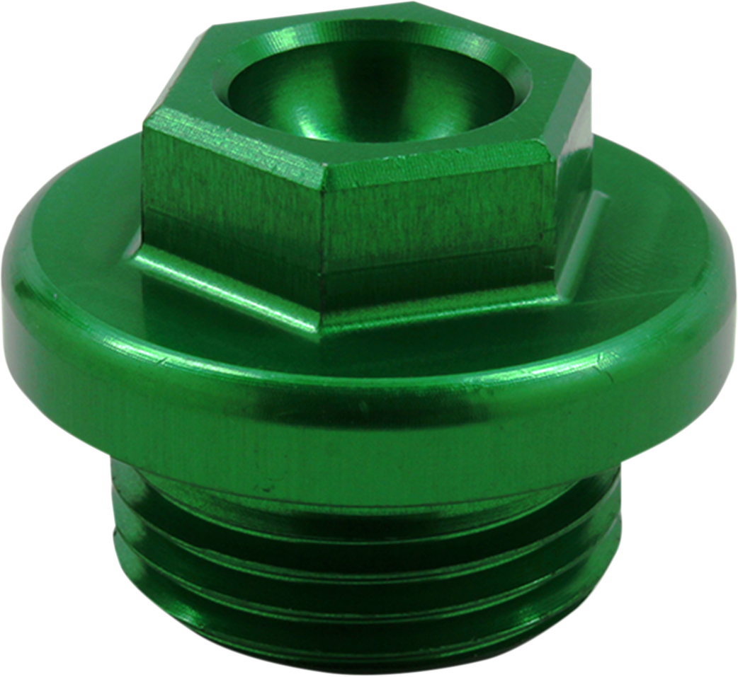 Oil Fill Plug - Green - Kawasaki/Suzuki - Lutzka's Garage