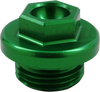 Oil Fill Plug - Green - Kawasaki/Suzuki - Lutzka's Garage