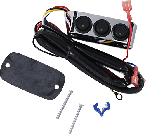 Switch Block Assembly - Clutch Side - Chrome - Lutzka's Garage