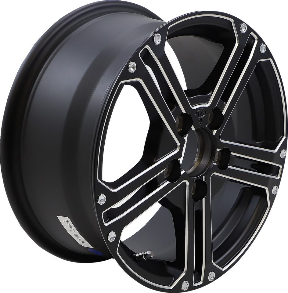 Wheel - SS212 Alloy - Front/Rear - Milled Black - 15x7 - 5/4.5 - 6+1 (+61.8mm)