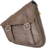 Blackjack Swingarm Bag - Dual Shock - Brown - Lutzka's Garage