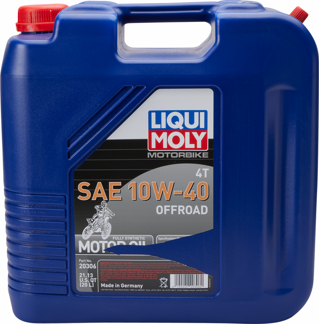 Offroad 4T Oil - 10W-40 - 20L - Lutzka's Garage