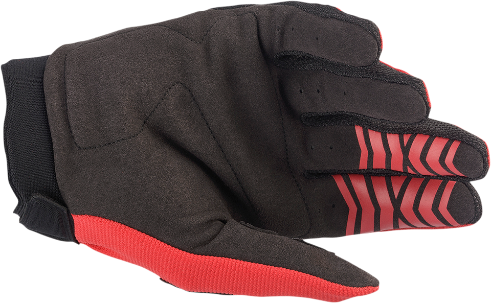 Youth Full Bore Gloves - Bright Red/Black - 2XS - Lutzka's Garage