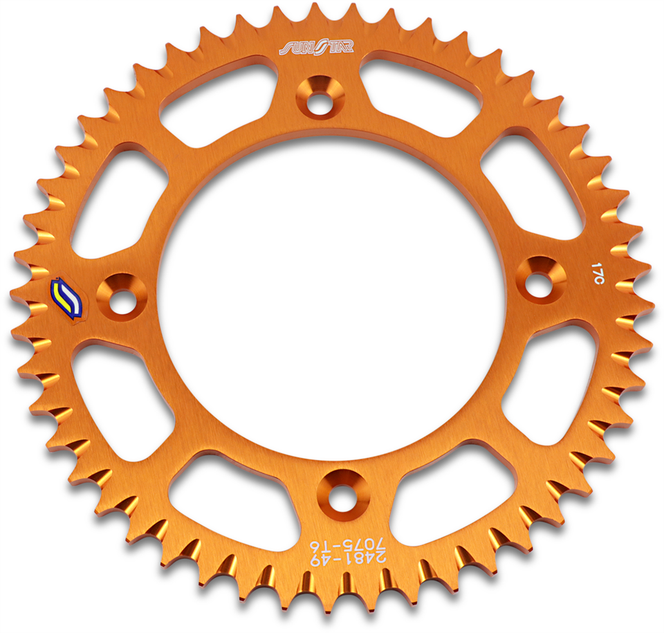 Rear Sprocket - 49 Tooth - Gas Gas/Husqvarna/KTM - Works/Orange - Lutzka's Garage