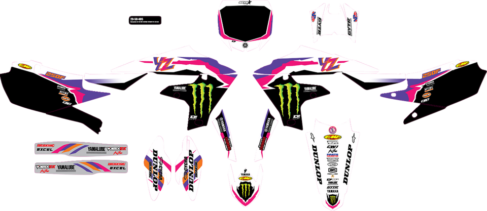 Graphic Kit - Monster Energy - YZ - Retro