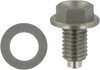 Magnetic Drain Plug - Silver - Suzuki | Yamaha - Lutzka's Garage