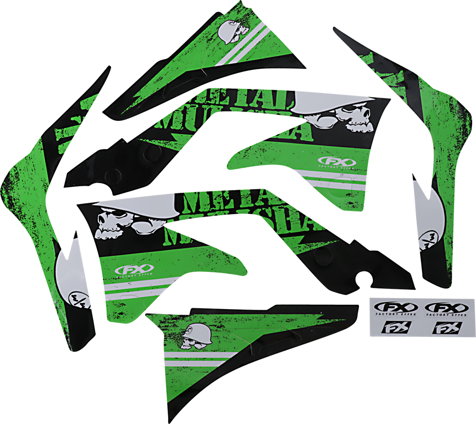 Metal Mulisha Graphic Kit - Kawasaki