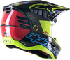 SM5 Helmet - Action - Gloss Black/Blue/Fluo Yellow - Small - Lutzka's Garage