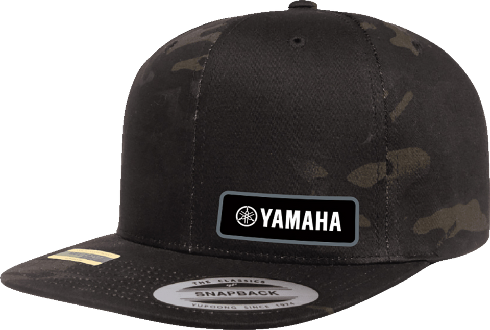 Yamaha Snapback Hat - Camo Black - Lutzka's Garage
