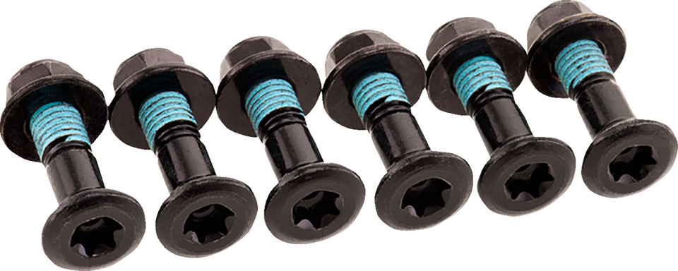 Bolt Kit - Sprocket - Double Locked - Black - 6 Pack - Lutzka's Garage