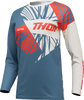 Womens Sector Split Jersey - Blue Steel/Vintage White - XS - Lutzka's Garage
