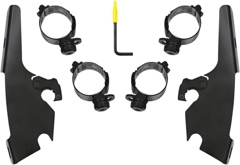 Fats/Slim Mounting Kit - Black - FLFB - Lutzka's Garage