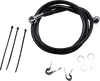 Brake Line - Front - Black - +2" - 99-07 FXST - Lutzka's Garage