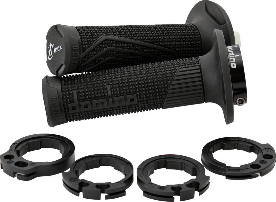 Grips - D100 - D-Lock - Black - Lutzka's Garage