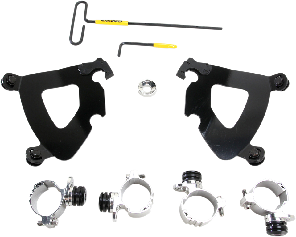Gauntlet Mounting Kit - Black - XL883 - Lutzka's Garage