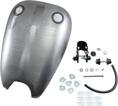 Smooth-Top Twin-Cap Style Extended Gas Tank - XL - Lutzka's Garage