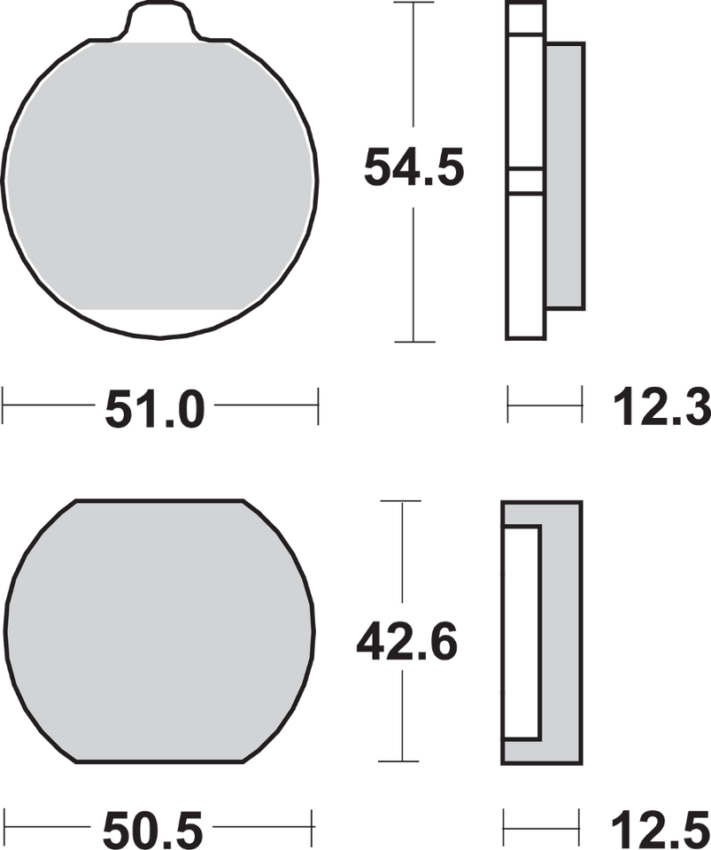 HF Brake Pads - KH 250 A