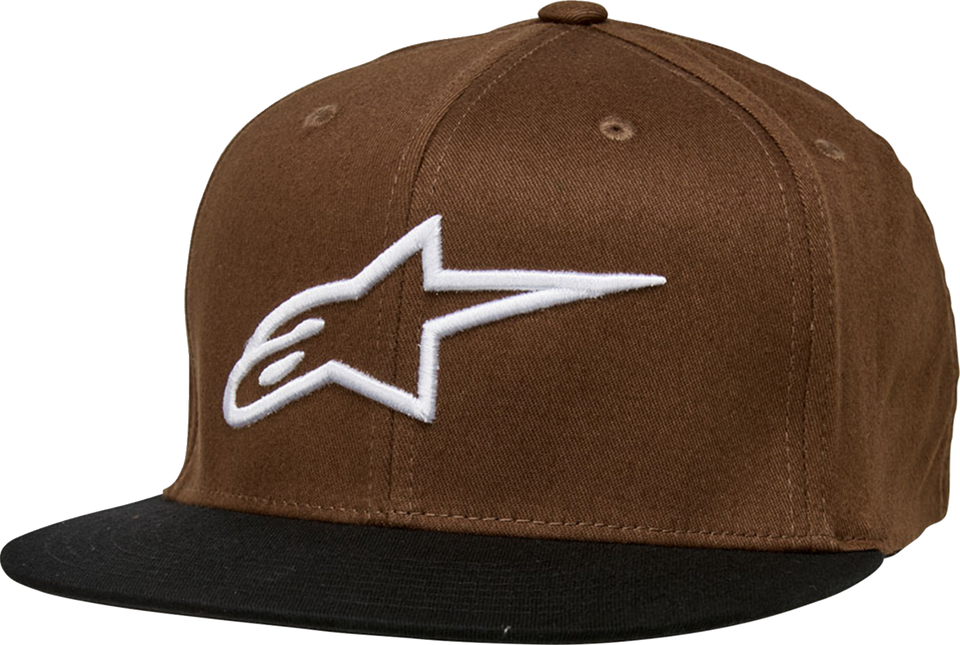 Ageless Flat Bill Hat - Brown/Black - Small/Medium - Lutzka's Garage