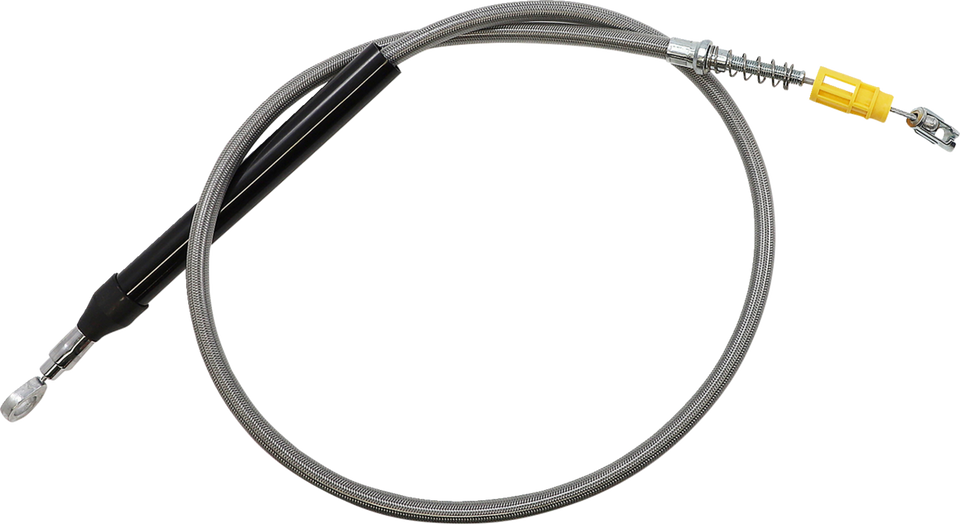 Clutch Cable - Quick Connect - 15" - 17" Ape Hanger Handlebars - Stainless Steel - Lutzka's Garage