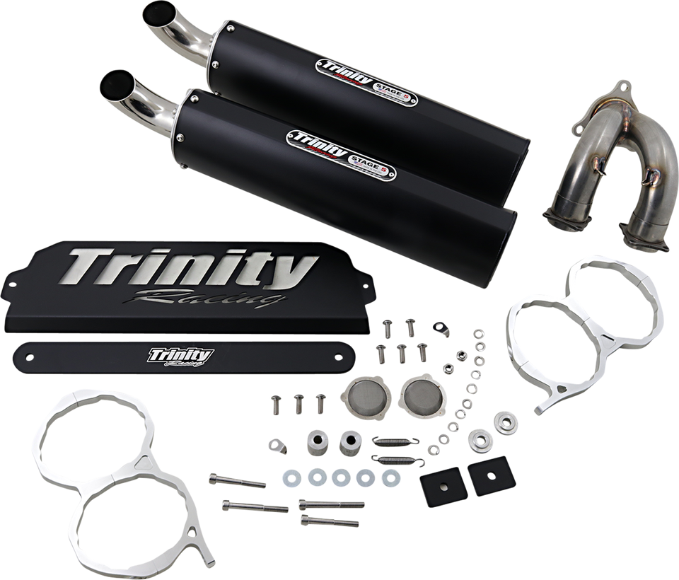 Stage 5 Slip-On Mufflers - Black - Lutzka's Garage