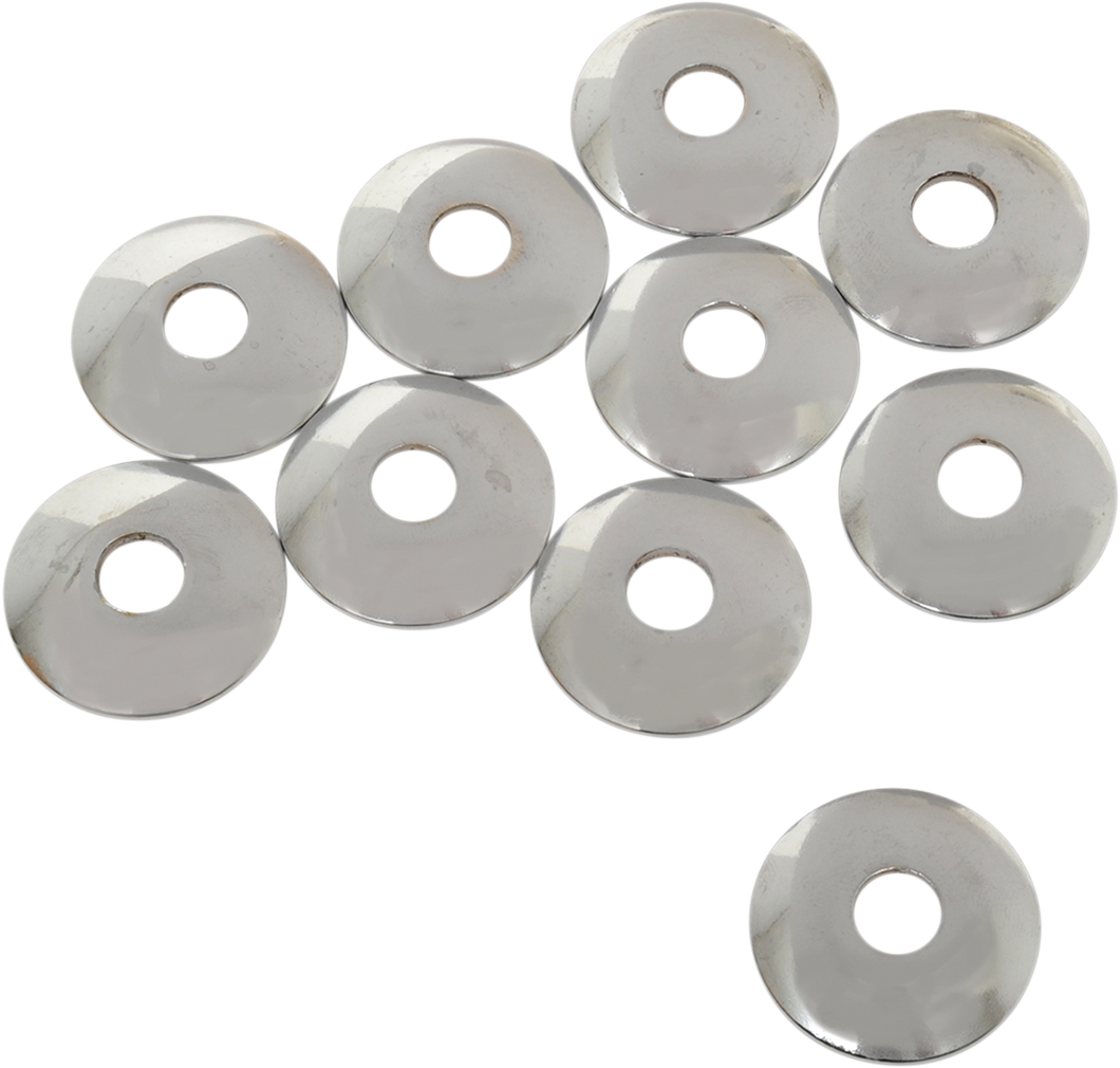 Cup Washers - Chrome - 3/8