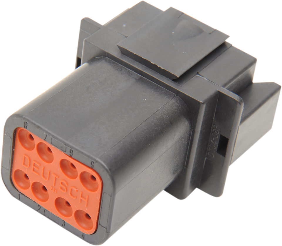 Deutsch Receptacle - 8 Pin - Black - Lutzka's Garage
