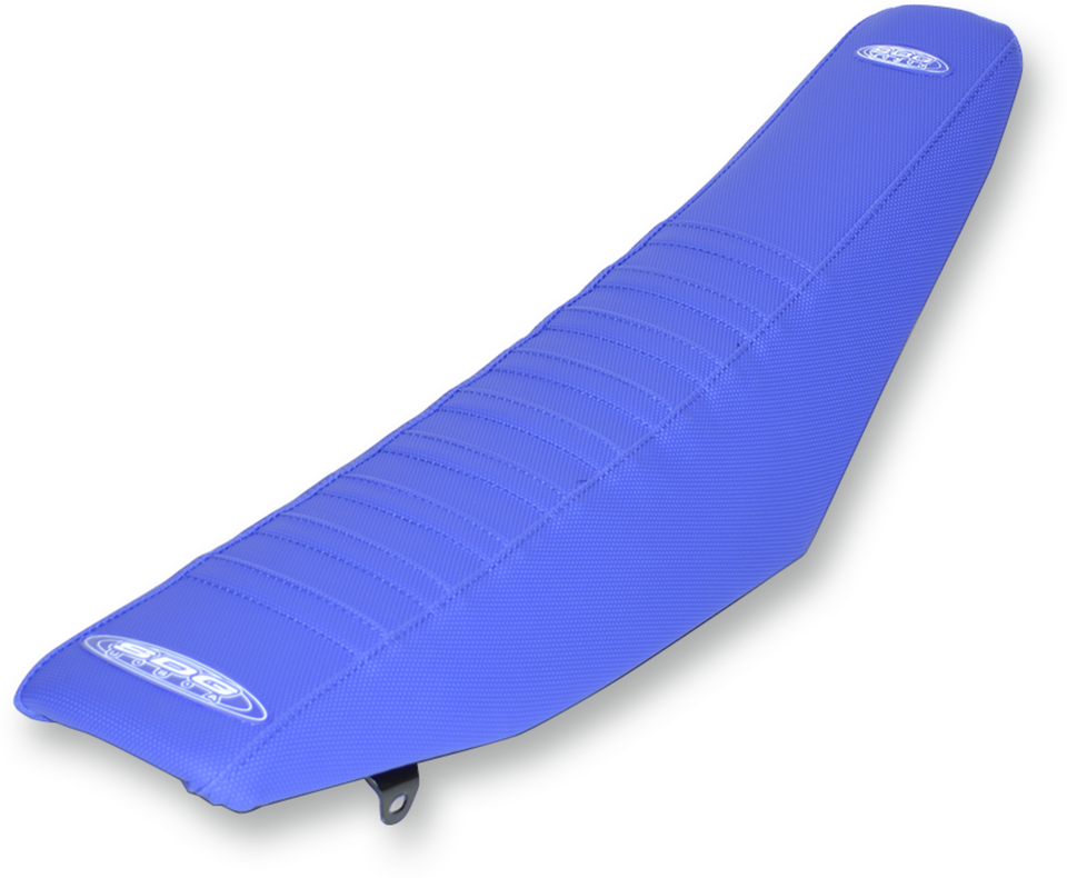 Pleated Seat Cover - Blue Top/Blue Sides