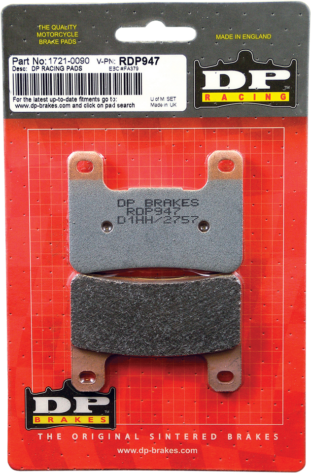 RDP Racing Brake Pads - Kawasaki/Suzuki