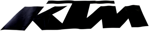 Die-Cut Decal - 3 - KTM Black