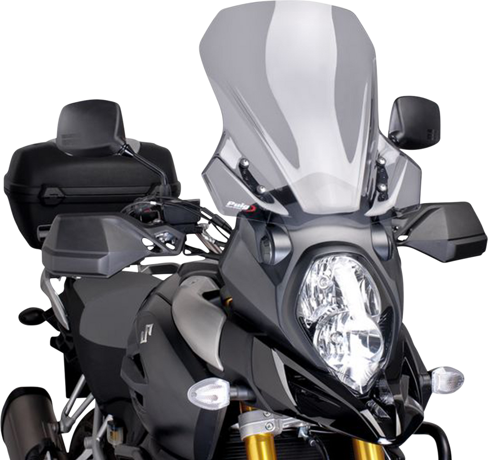 Touring Windscreen - 18-1/8" - Light Smoke - V-Strom - Lutzka's Garage