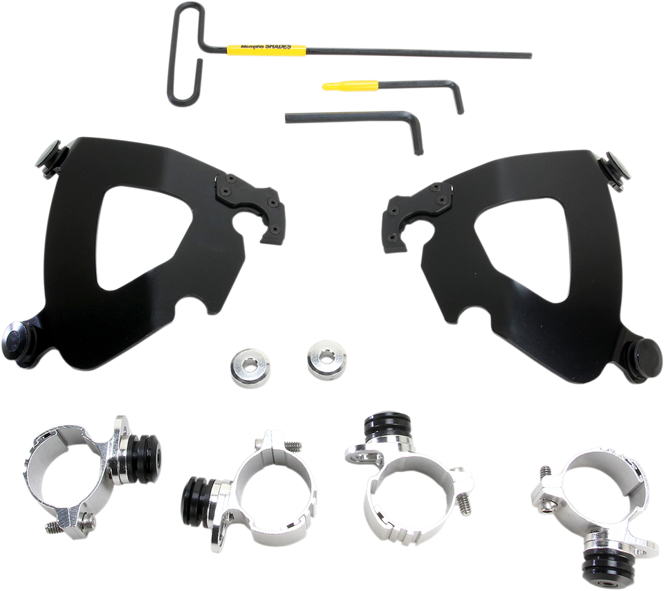 Gauntlet Mounting Kit - Black - XL1200 - Lutzka's Garage