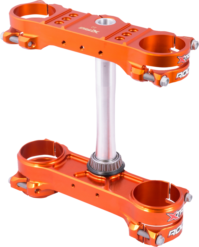 Triple Clamp - 22 mm - Orange - Lutzka's Garage