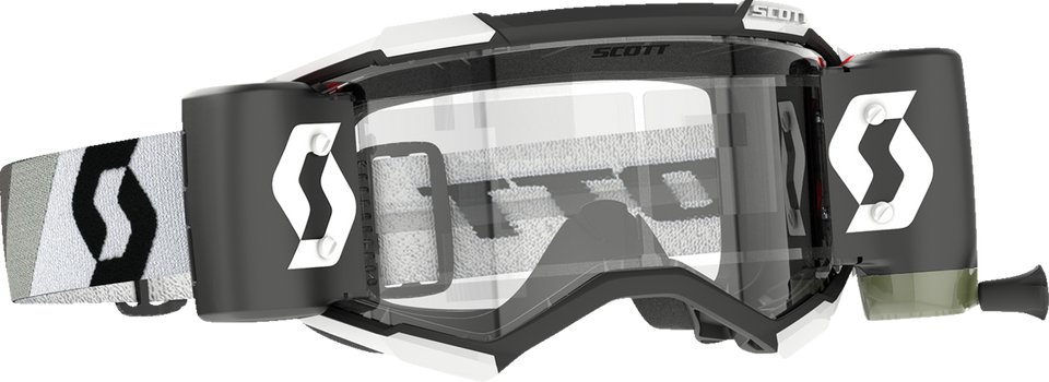 Fury WFS Goggle - Premium Black/White - Clear - Lutzka's Garage