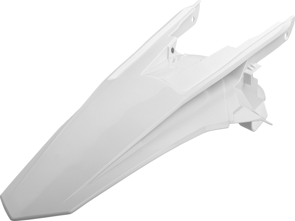 Fender - Rear - White - EXC/XC-W - Lutzka's Garage