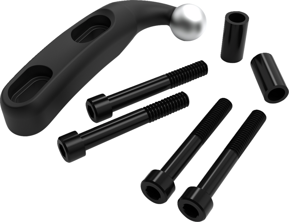 Drink Holder - Gen 2 - Chrome - Black Perch Mount - Lutzka's Garage