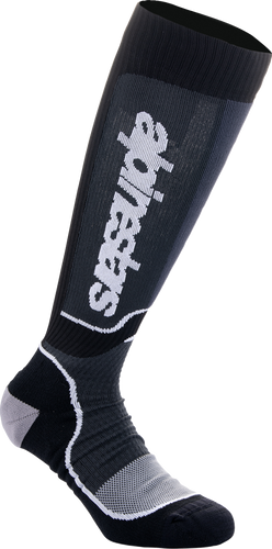 MX Plus Socks - Black/White - Medium - Lutzka's Garage