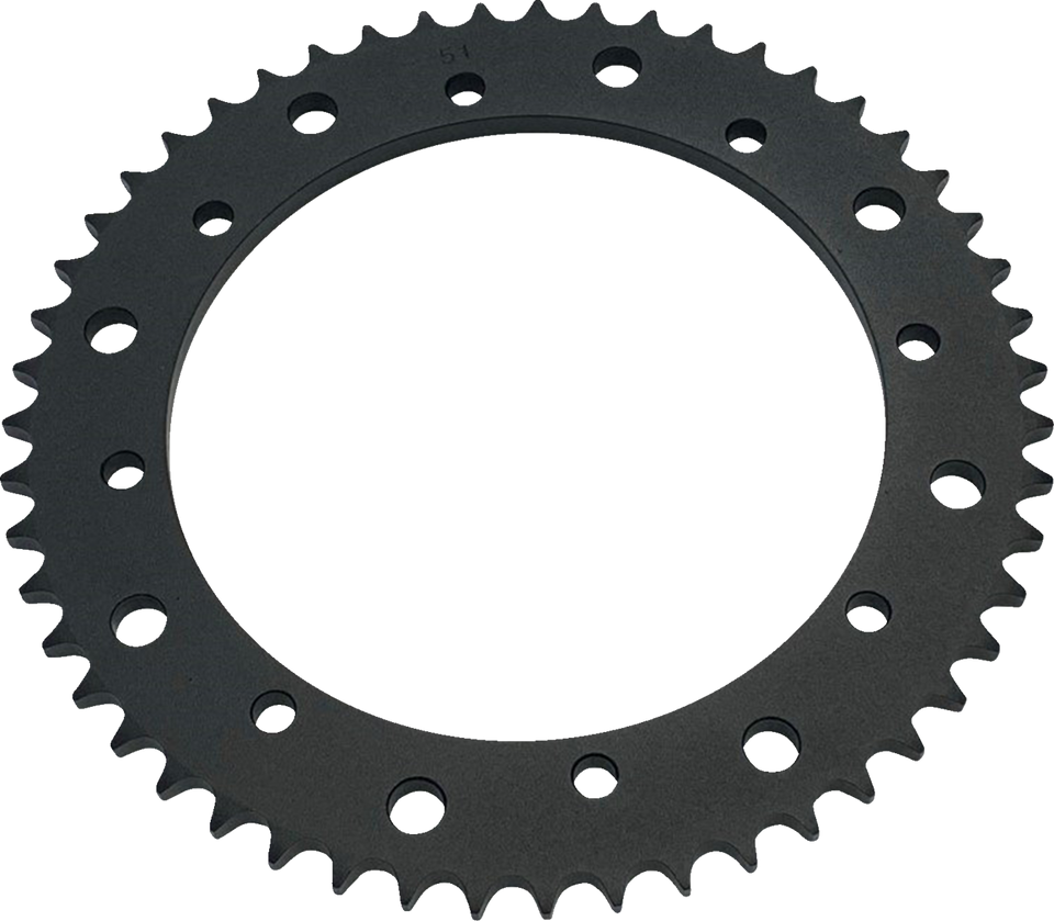 Rear Sprocket - 51 Tooth - Black - 09-23 - Lutzka's Garage