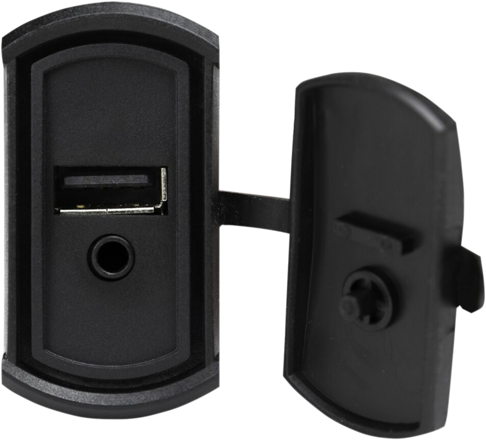 Dash-Mounted USB charge port with 3.5 mm Audio Input - Switch Port Mount