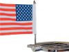 Square Sissy Bar Rack Flag Mount - 6" X 9"