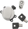 Side Hinge Ignition Switch with Fork Lock - Chrome - Lutzka's Garage
