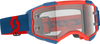 Fury WFS Goggle - Dark Blue/Neon Red - Clear - Lutzka's Garage
